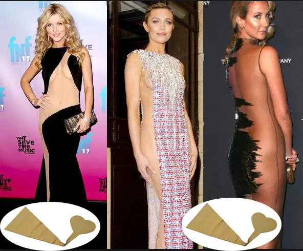 C string Seamless Self Adhesive Heart Shape Underwear No Panty Line Strapless Stick On Panties for women