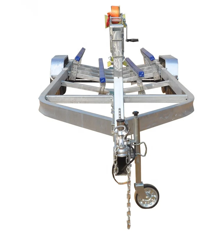 Galvanized 28 ft tandem axle boat trailer for 30 ft boat