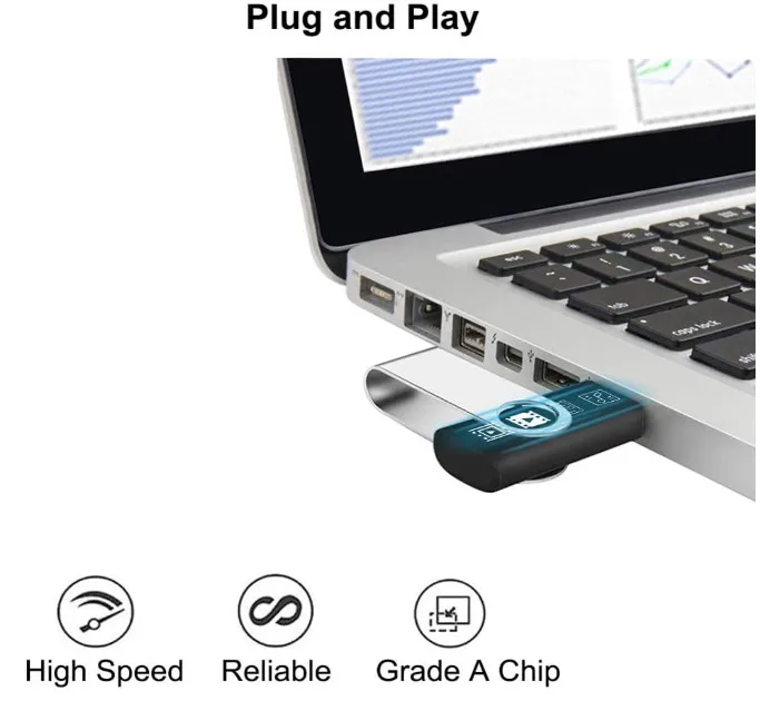 Wholesale Custom logo Swivel USB 2.0 3.0 USB Flash Drive 8GB 16GB Pendrive 32GB 64GB 128GB Usb Stick Flash Memory Drives