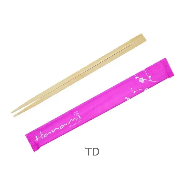 Chopsitcks In Paper Sleeve On Promotion Tensoge High End Personalized Disposable Bamboo Chopsticks With Best Quality