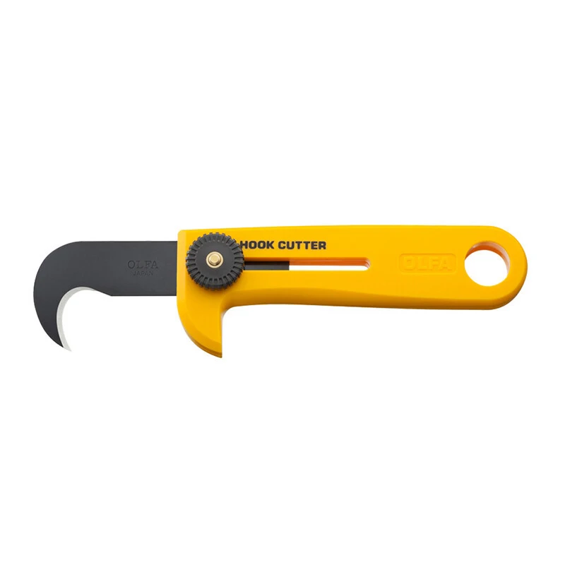 Best-Selling OLFA HOB-1 Black Heavy Hook Knife Utility Knife for Unpacking Safety Unpacking Belt Knife