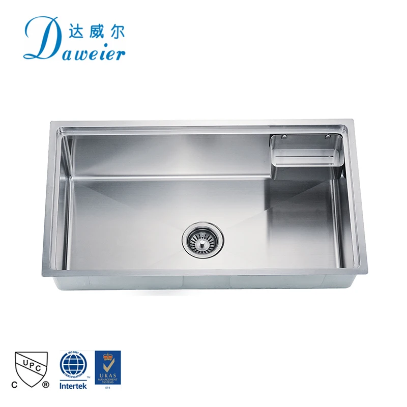 workstation Durable washing sink for kitchen Single Bowl kitchen basin sink Stainless Steel Kitchen Sinks