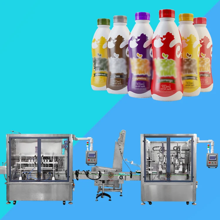 Factory Price Full Automatic Milk Production Line Yogurt Bottle Filling Machine Butter Filling Packing Machine