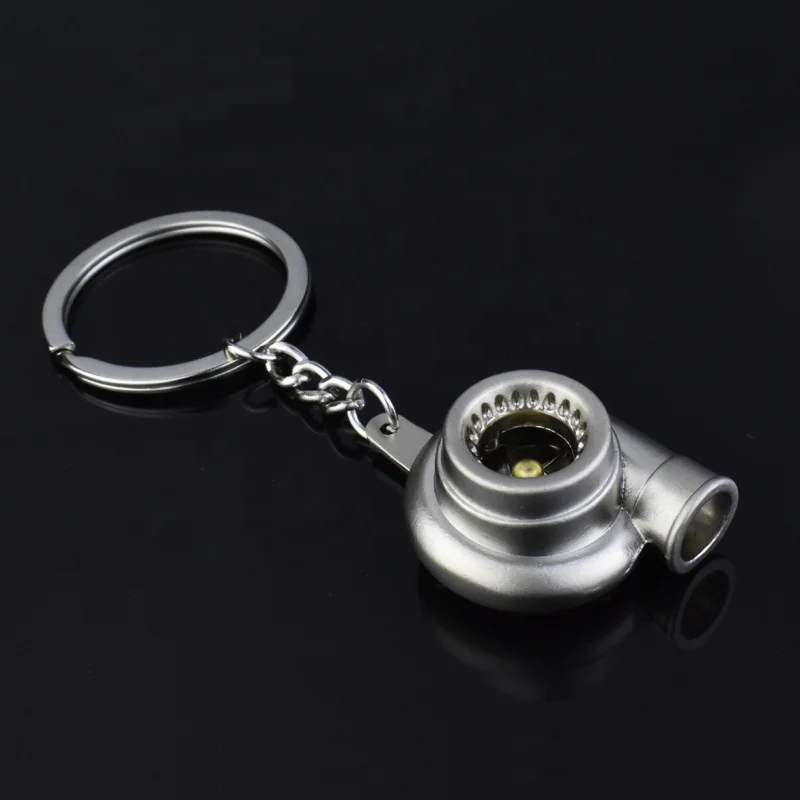 Factory Best Price Car Retrofit Turbo Metal Key Ring Air Blower keychain Accessories