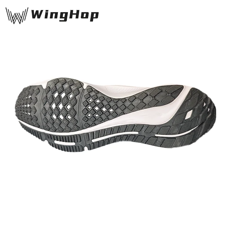 Wholesale RUBBER TPU sneaker sole high quality air Eva soles custom logo color Outsoles Unisex sport recycled shoe sole