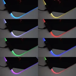 Led Mouse Pads For Kids Argonomic Printer 90X40 Track  Mousepads Pink Neopreno Neoprene Rgb