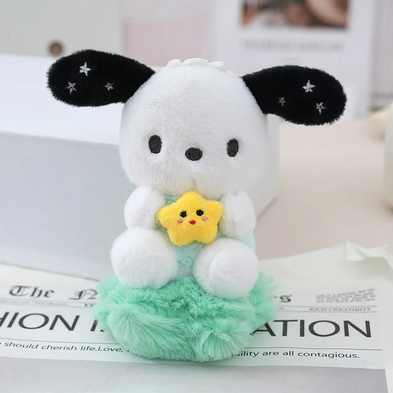 Wholesale Cartoon Sanrio KT Cat My Melody Plush KeyChains HelloKitty Plush Doll Backpack Plush Pendant Kids For Gift