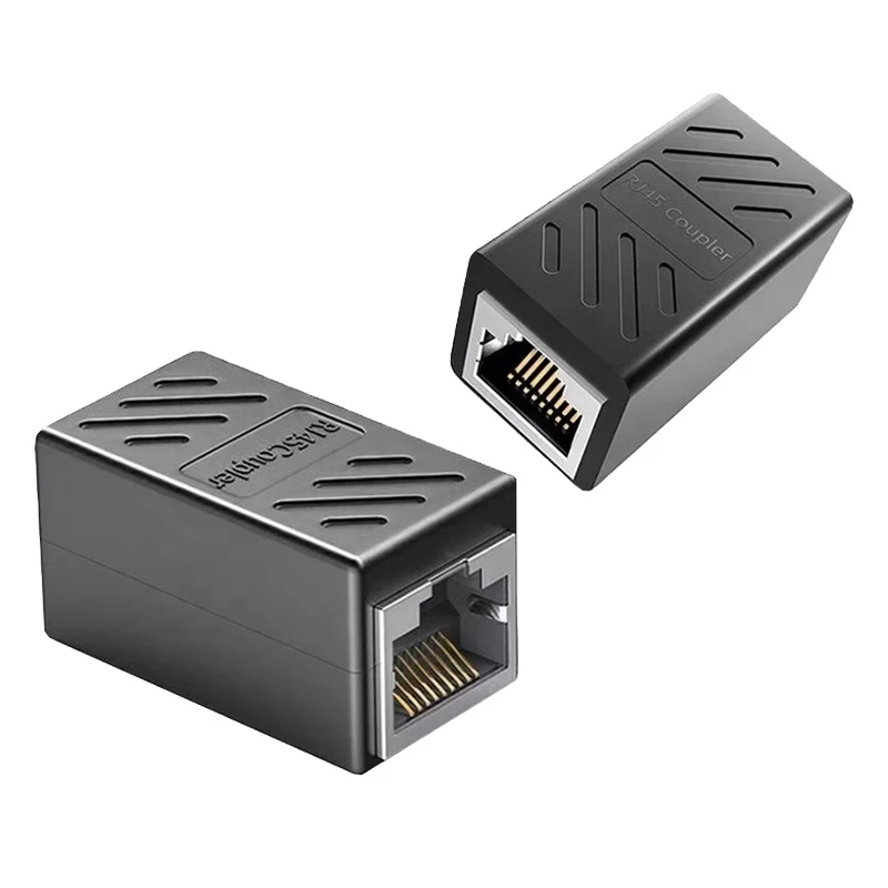 RJ45 Ethernet Network Cable Adapter Ethernet Shield Extender Gigabit network two-way connector Inline coupler