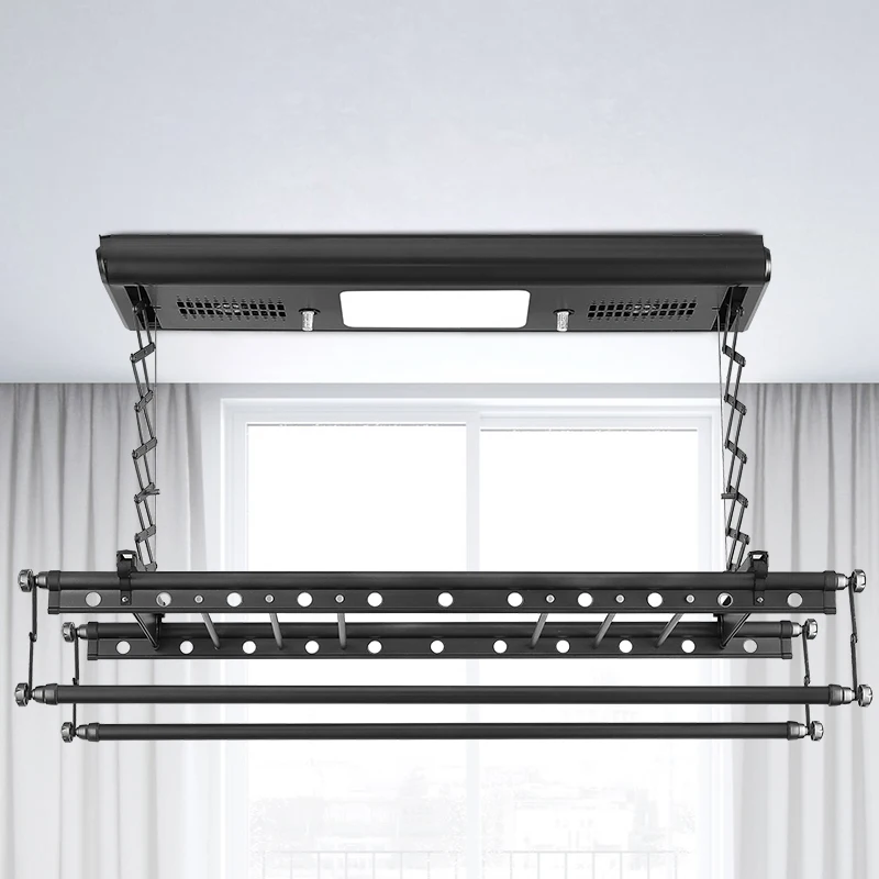 Hot Sale Folding Sterilize Clothes Dryer Ceiling Metal Automatic Clothes Drying Rack Balcony Ceiling Mounted For Laundry Shop