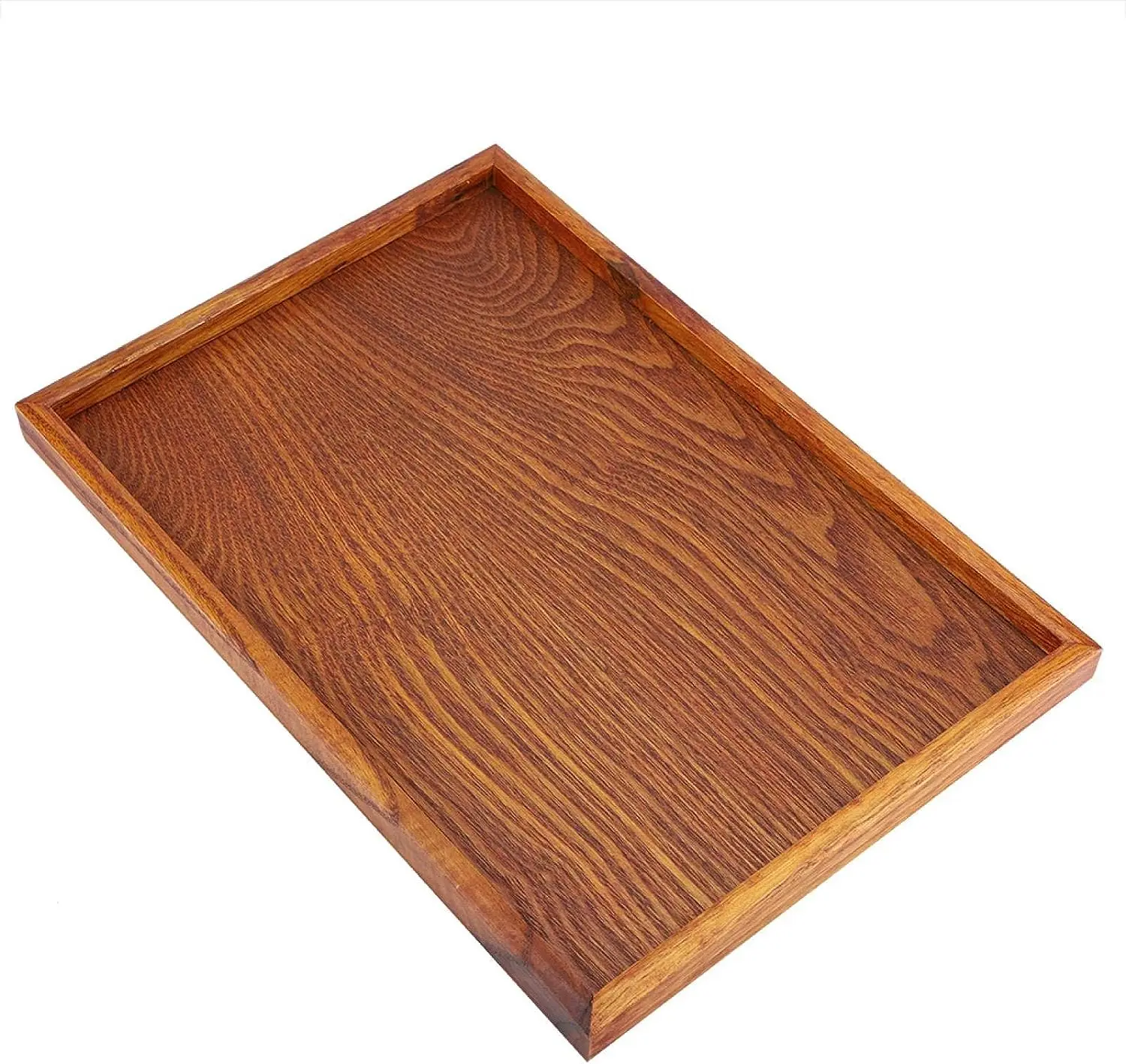 Wholesale Logo Cheap Price Wood Bamboo Rectangle Food Breakfast Party Serving Tray