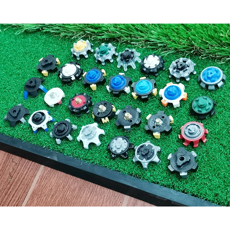 В наличии производители шипов для гольфа красные и серые шипы с быстрым вращением