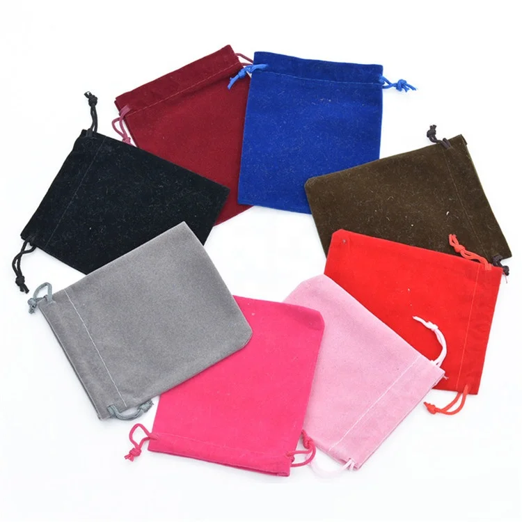 Wholesale Royal Blue Velvet Drawstring Pouch Mobile Phone Packing Gifts Bags