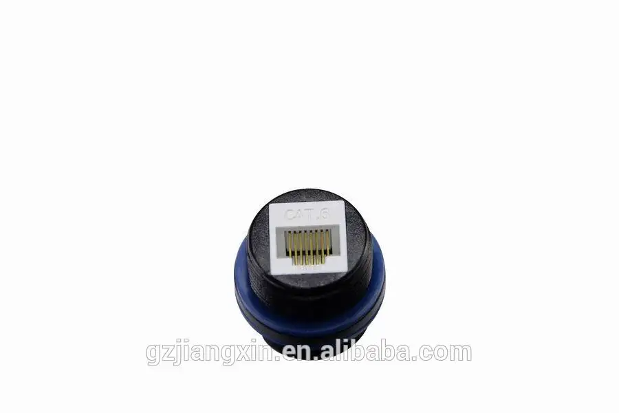Новый дизайн 6 pin Электрический GIET-RJ45M25Z0-6A ip68 усилителя мощности высокое напряжение разъемов панель rj11 водонепроницаемый