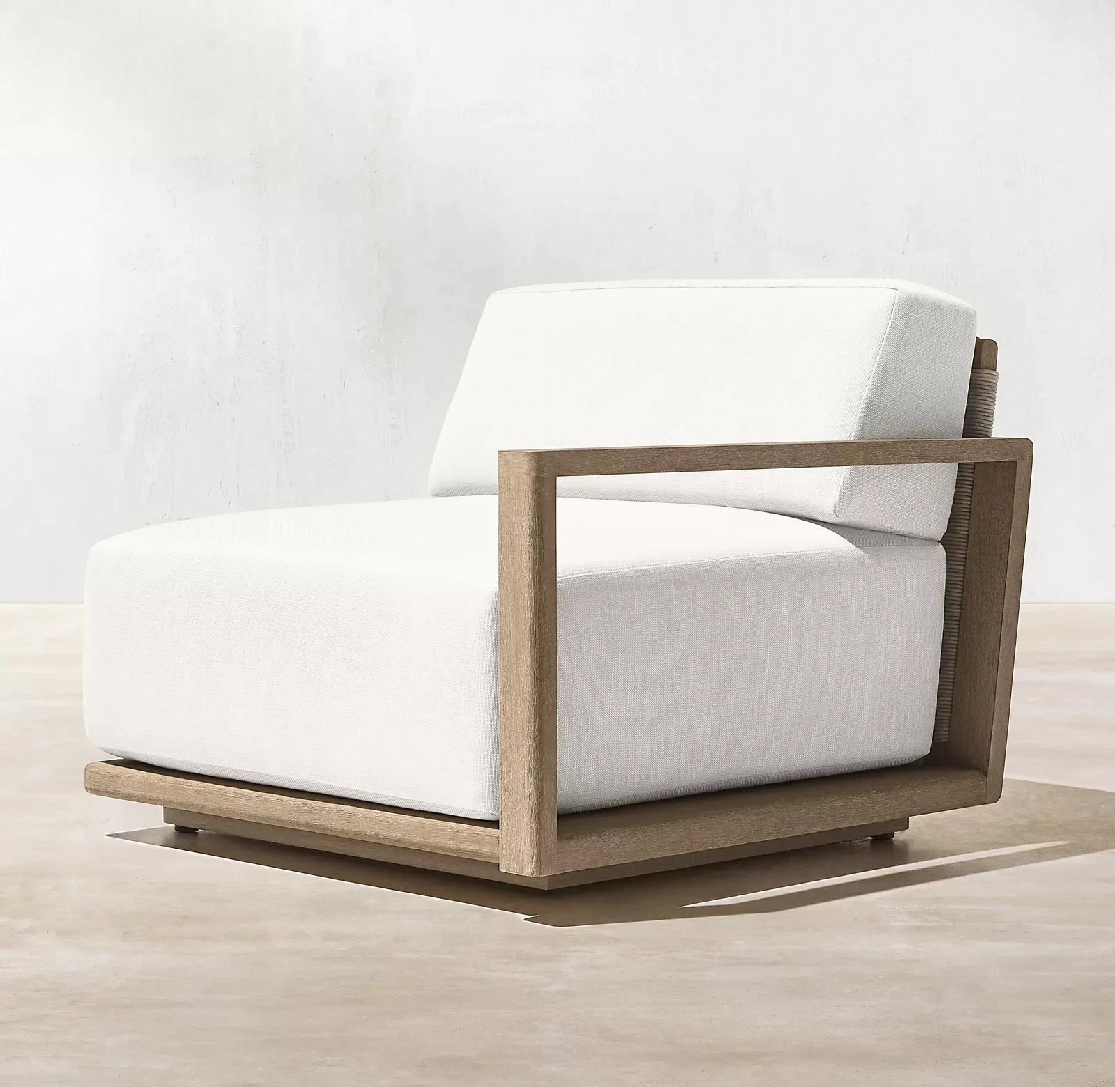 Outdoor Garden Courtyard Teak Weaving Vine Sofa Outdoor Terrace Villa Hotel Terrace Modern Furniture