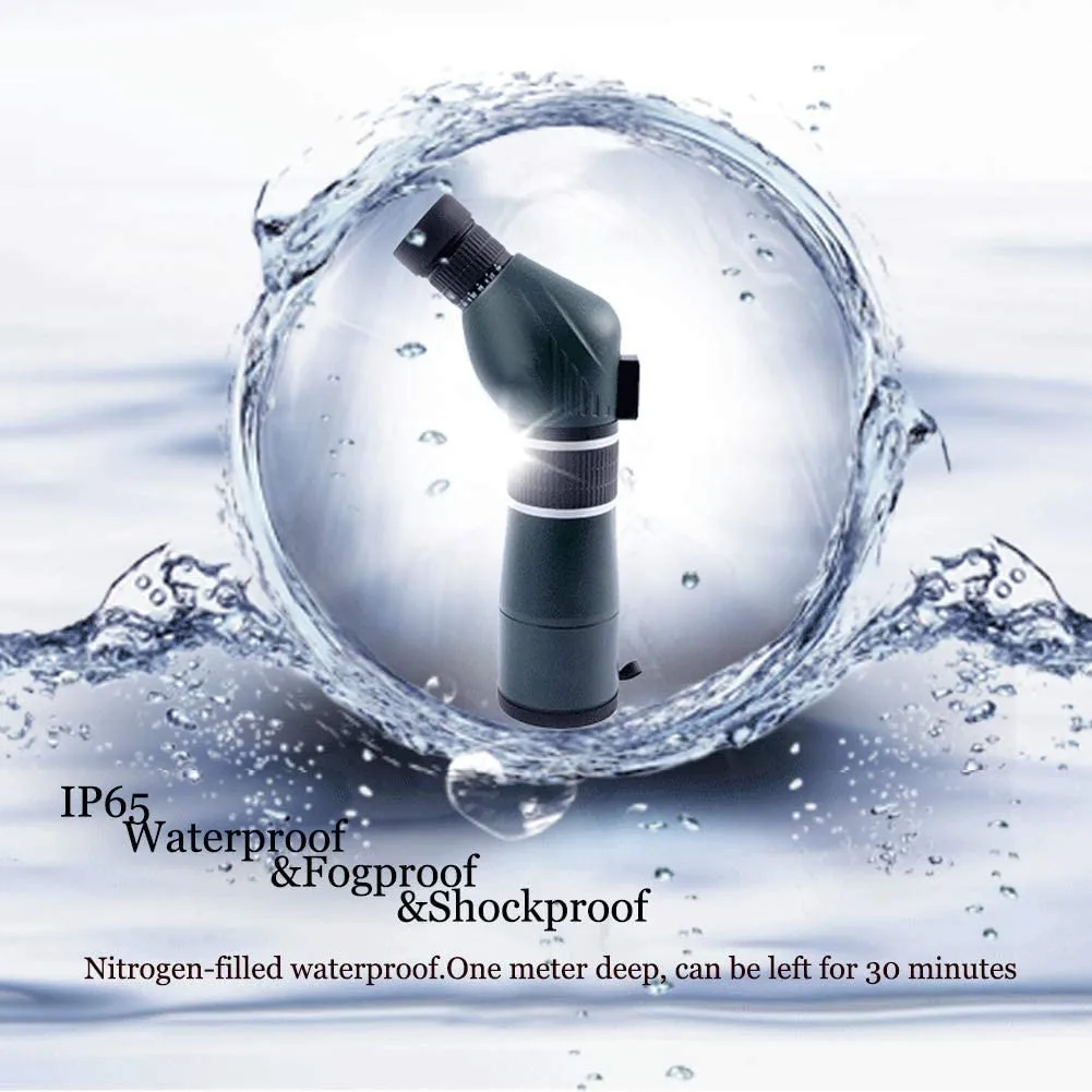 15-45x60 high-definition waterproof bird watching monocular telescope for star watching archery and landscape shooting bak4