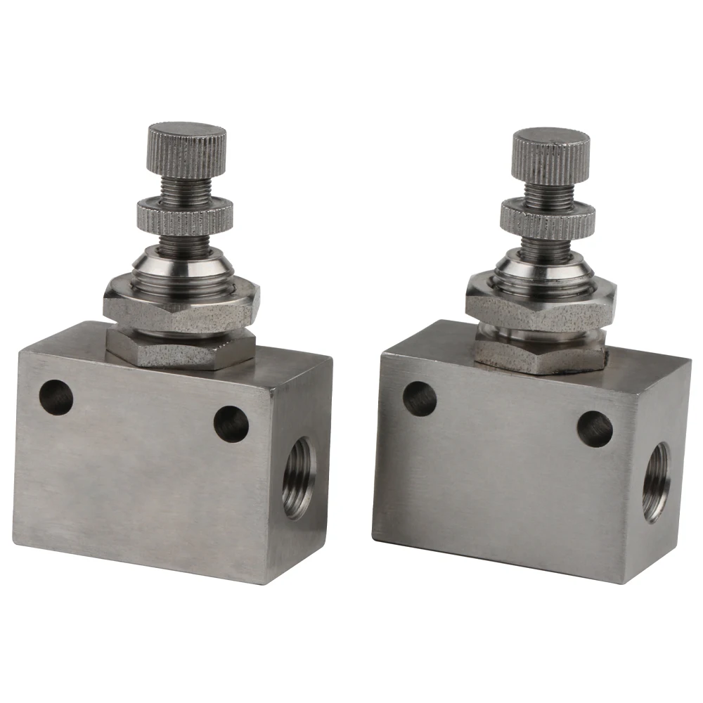 16 bar 1/4 stainless steel needle valve, bi-directional flow regulator