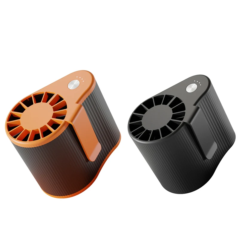 Personal Pocket Battery Rechargeable Portable Small Desk Fan Hanging on Waist Clip Fan Hands Free Sports Mini Fan