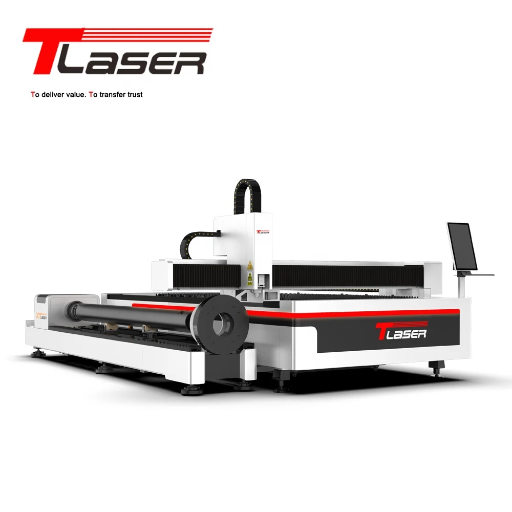 T&L Brand High quality 3000w Round Tube Fiber laser cutting machine
