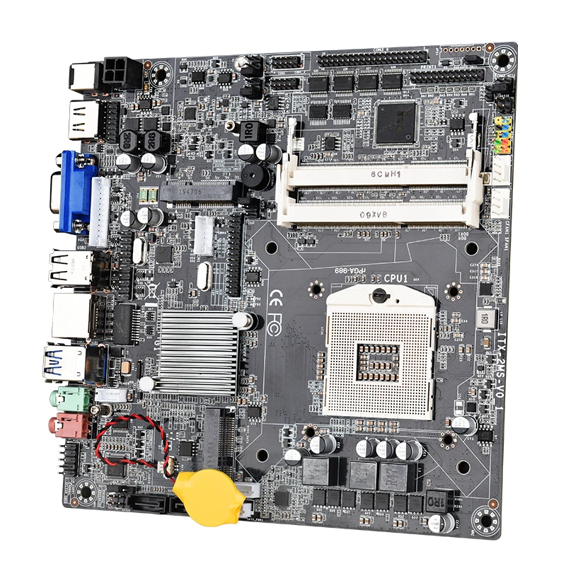  Материнская плата HM65 pga988 mini itx 2 слота ddr3 поддержка 16