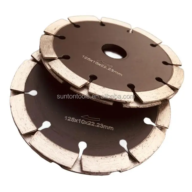 USA  125mm  5inch sandwich double diamond tuck point blade for cutting concrete