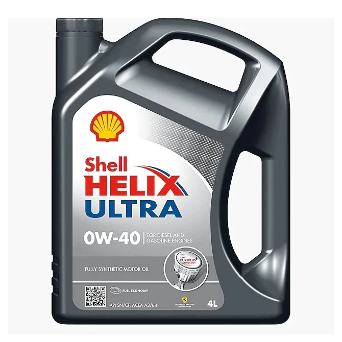 Полностью синтетическое моторное масло Shell Helix Ultra 0w-40 для