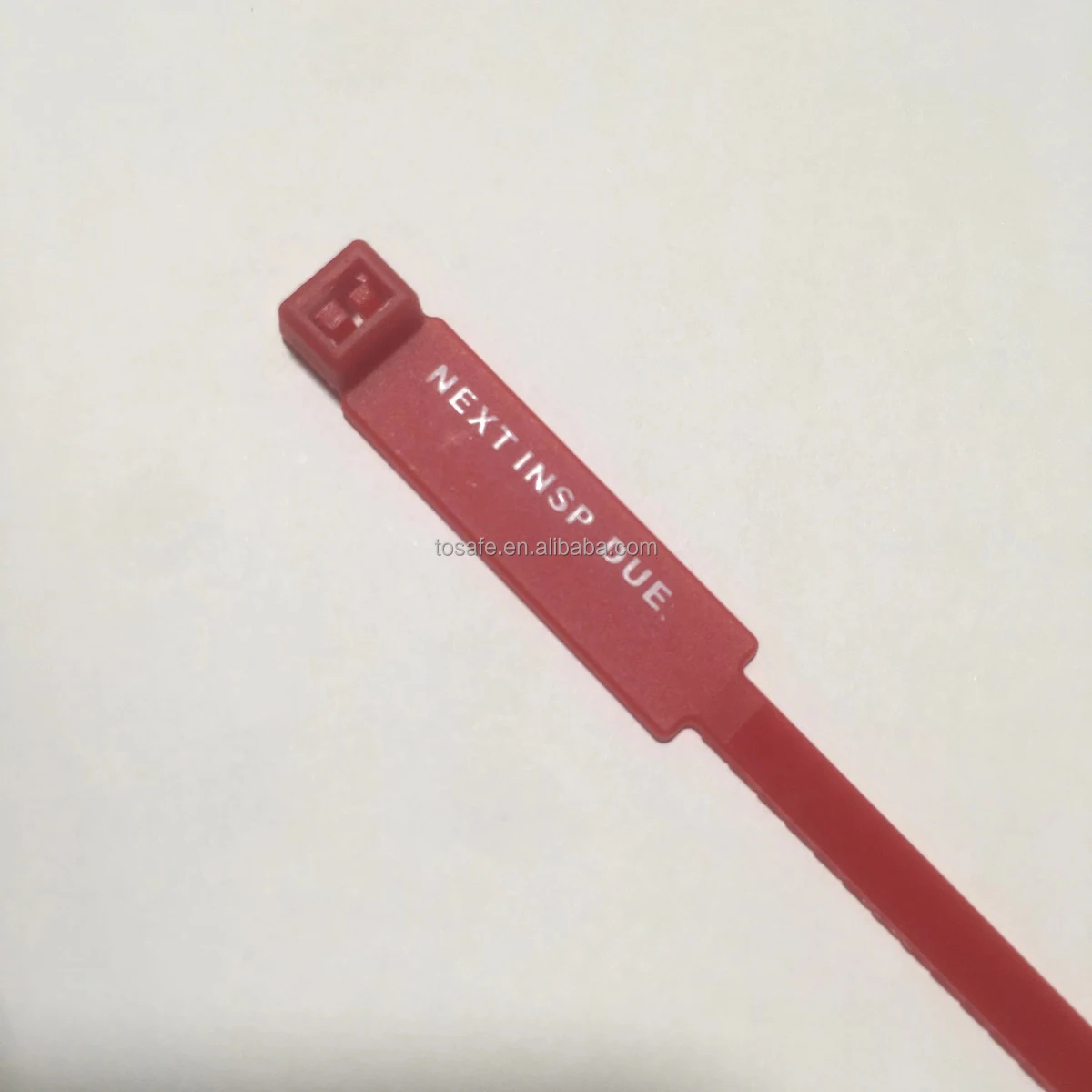Jiangsu Factory Stable and Reliable Supply Chain Custom Cable Tie with Printing Logo Nylon Self-locking Inspection Tag