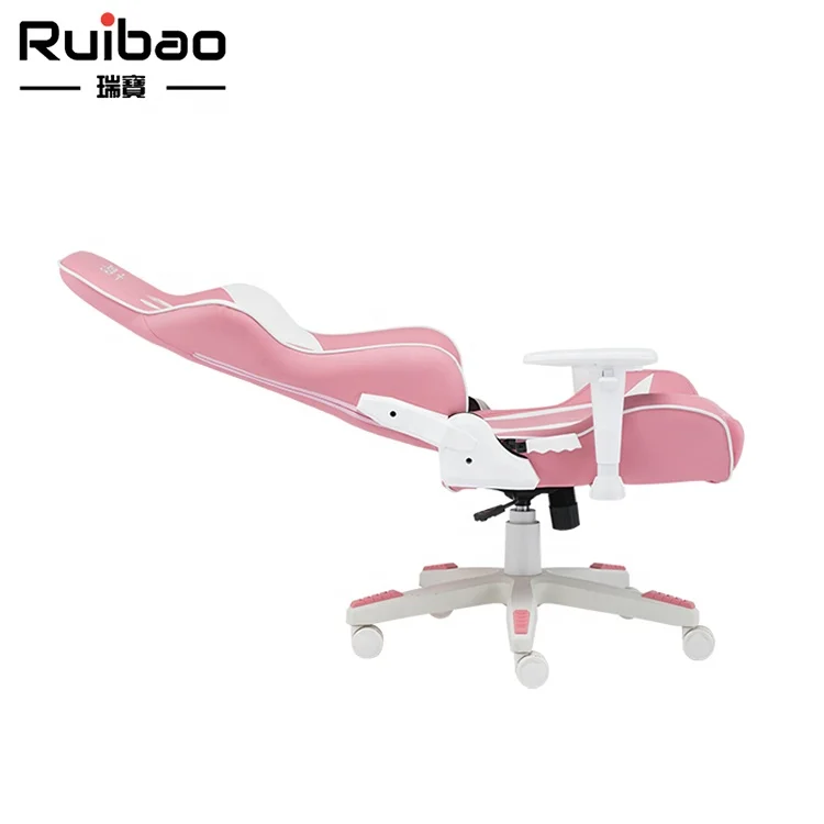 Wholesale Ergonomic Office Racing Swivel Height Adjust Pink Gaming Chair High Quality
