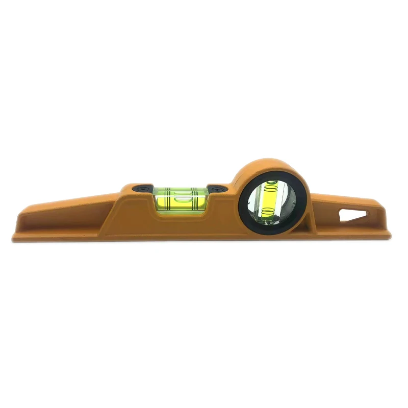 Bridge type aluminum die-casting level, magnetic level, spirit level with 2 bubble levels