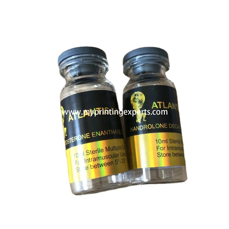 Best price custom 10ml glass bottle printing vial labels