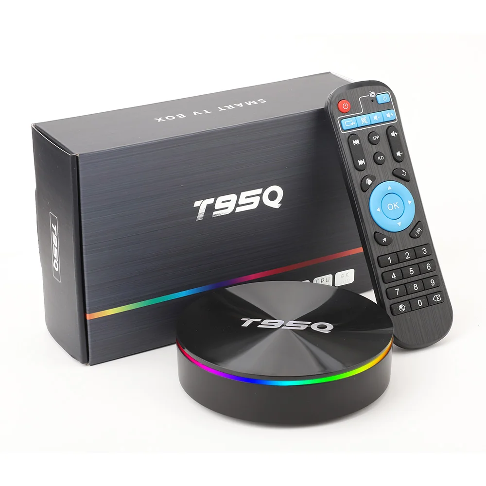 Медиаплеер T95Q S905X2 ТВ приставка 4 ГБ 32 ГБ 64 Гб 2,4G 5G wifi Android 9,0 ТВ приставка T95Q