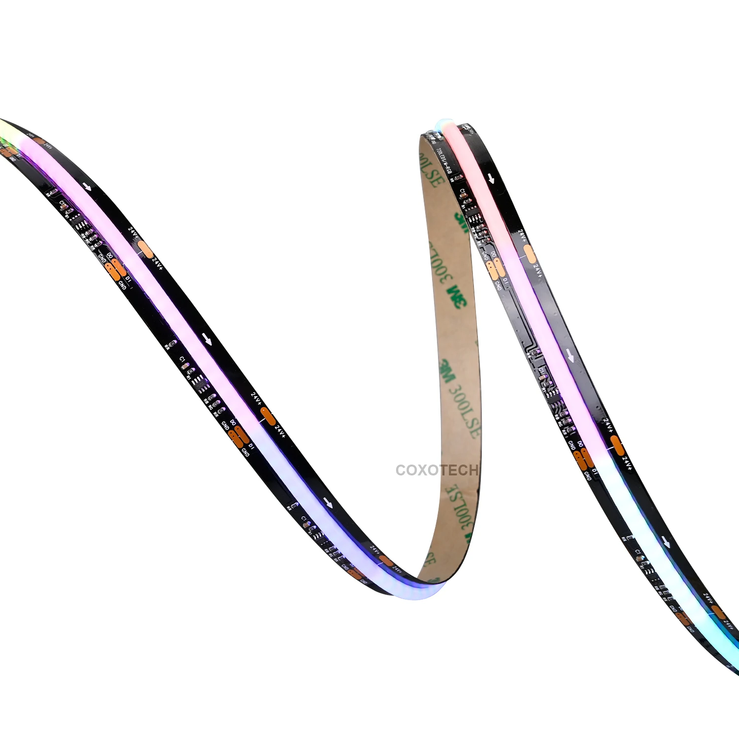 S5000 720leds Digital 10mm wide dc24v Digital 2811 COB led strip light