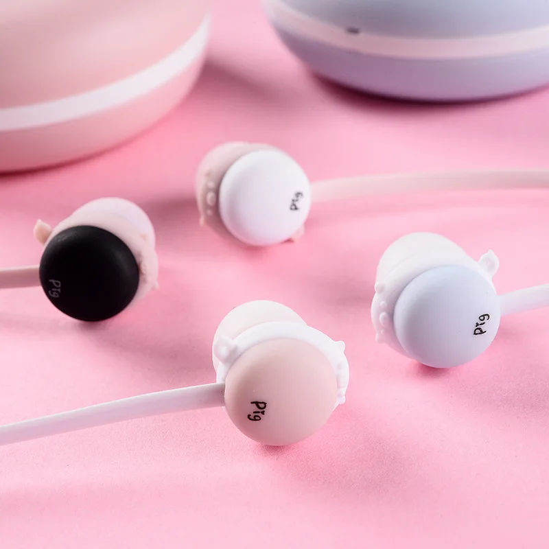 Cute Cartoon Kids Wired Stereo Earbuds Gifts Headphone Wired Headset Wired 1.22mm Wired Earphone With Mic