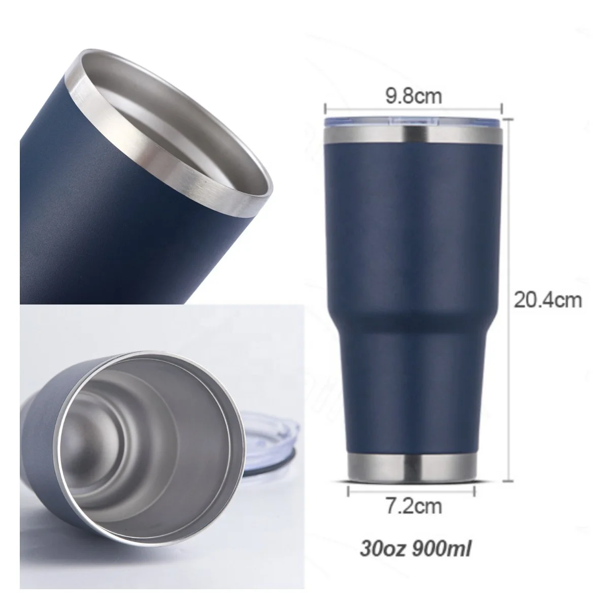 20oz 30oz  cooler Magnetic  Grabado Laser Yetirambler Termos para Cafe Taza  Vasos Termico de Acero Inox