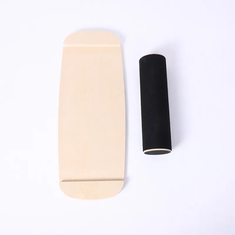 
Surf ski balance board roller wooden hard board home fitness training yoga exercise wooden yoga board 