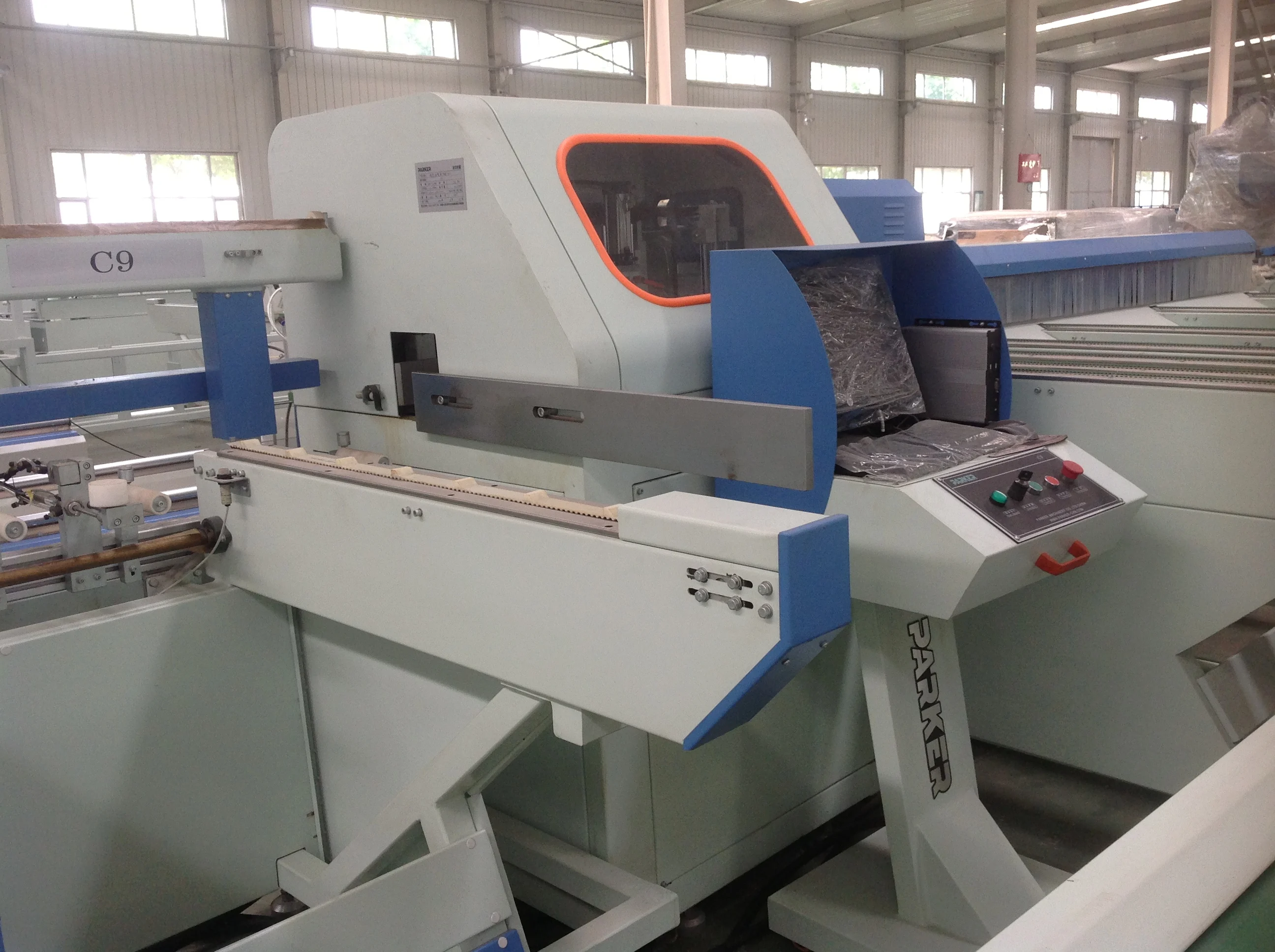 CNC Aluminum Profile Cutting Saw machine line /Aluminium window door frame Cutting Machine Line
