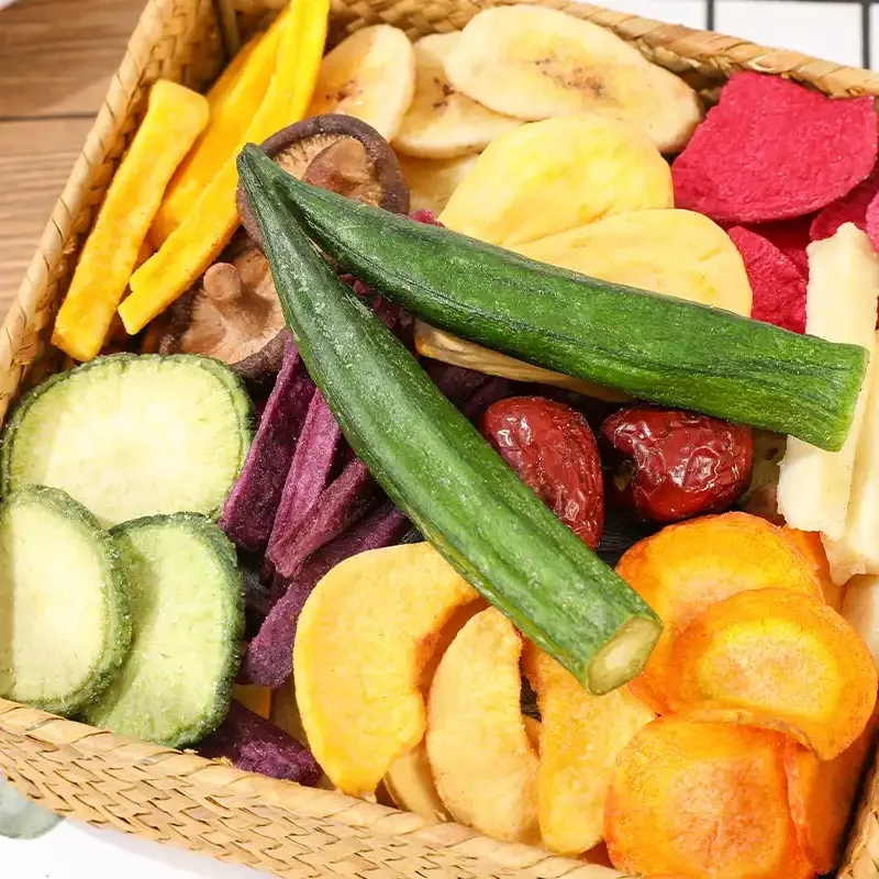 Пластиковая бутылка 500 г сушеные пищевые чипсы фрукты и овощи закуски сухие