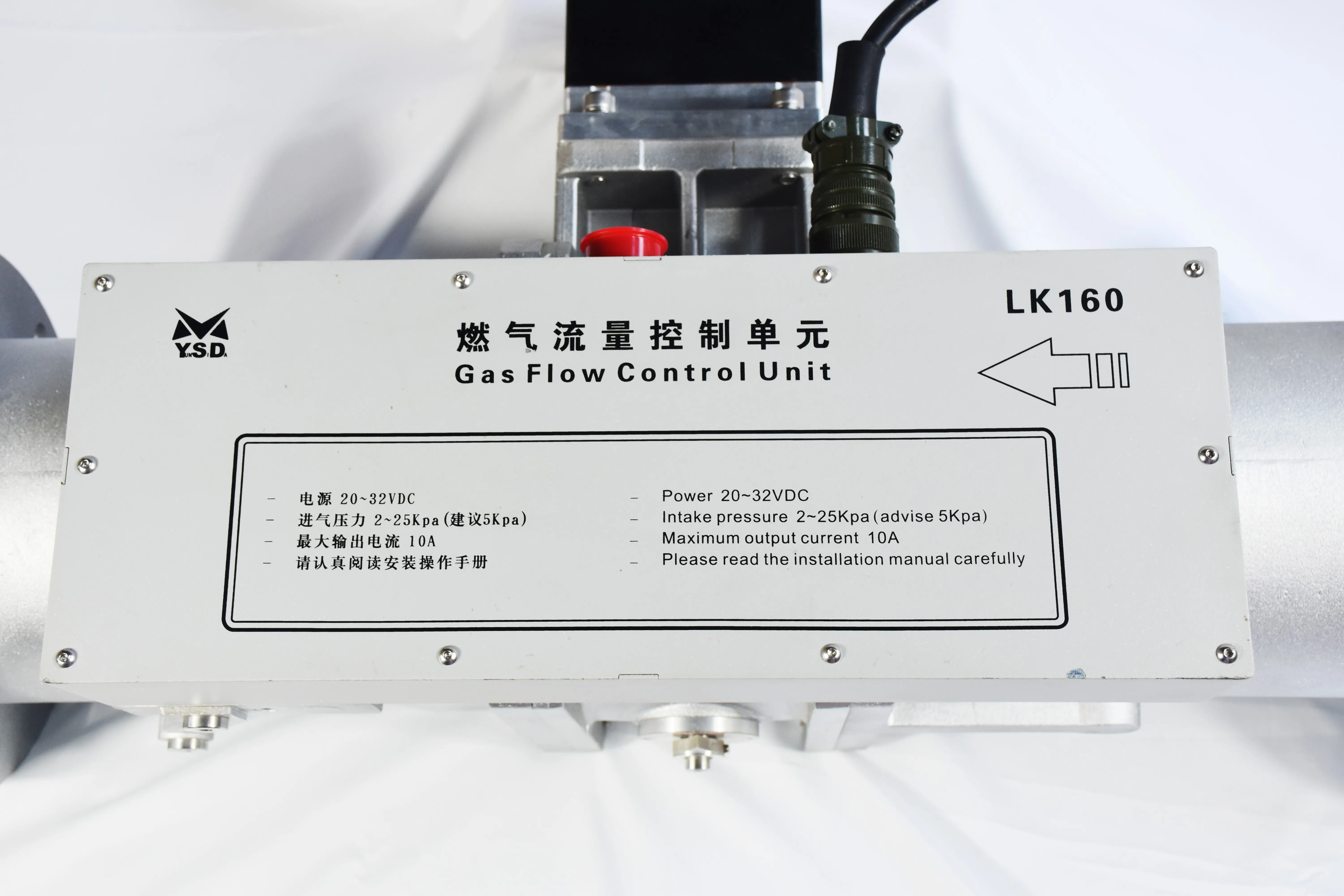 woodward Gas metering valve Tecjet 160 plus for Jenbacher, MWM, CAT MAN Gas generator flow meter integrated throttle body valve