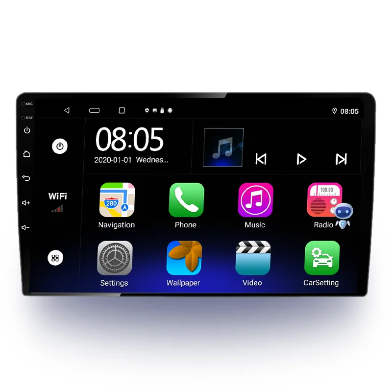Автомобильный dvd-плеер IPS + 2.5D 2 ГБ 32 B32 band DSP двойная запись Al voice CarPlay Android стерео двойной din 10 дюймов радио android