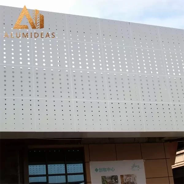 Perforated Metal Panel External Cladding  Facade Panel For Architecture Decorative  Curtain Wall