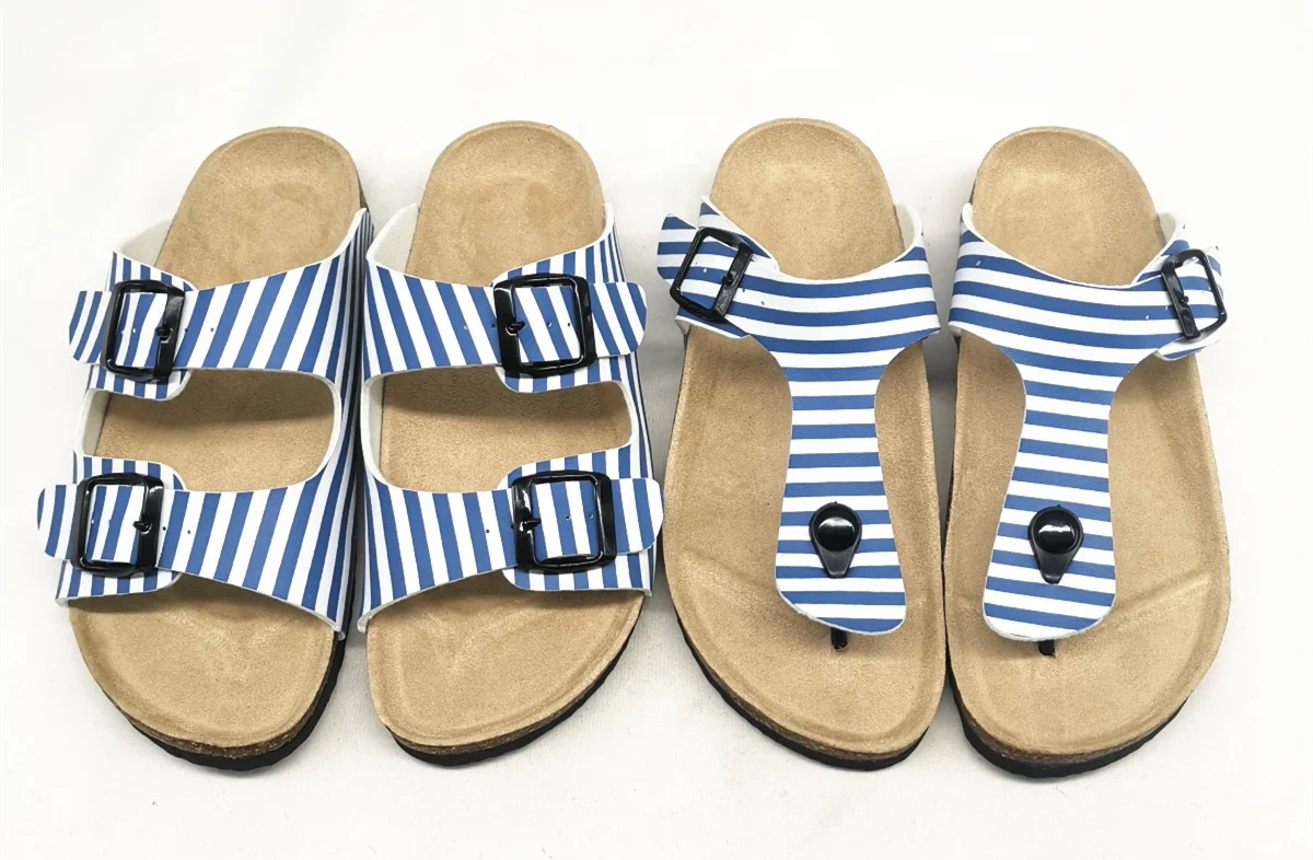 New Thong Bio Sandals for Women with Comfortable Cork Arch Support Insole