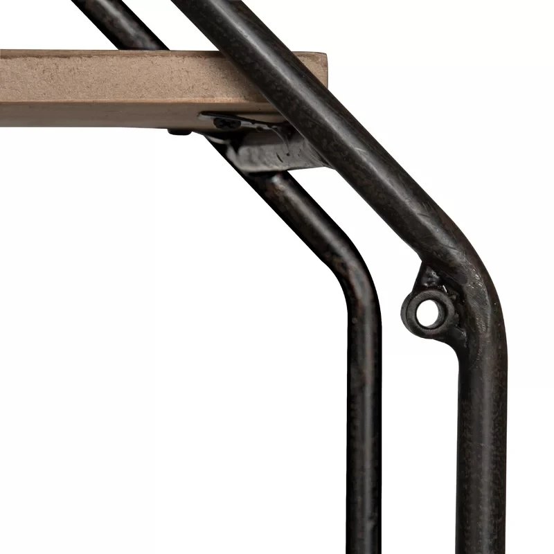  Лидер продаж на Amazon заводской поставщик шестигранная сплошная сосновая деревянная плавающая настенная полка для гостиной