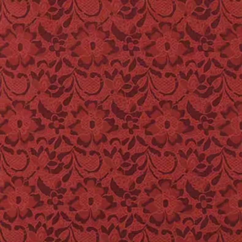 High Quality Two-Color Lily Pattern Satin Jacquard Fabric for Lining Bag National Tide Horse Face Skirt