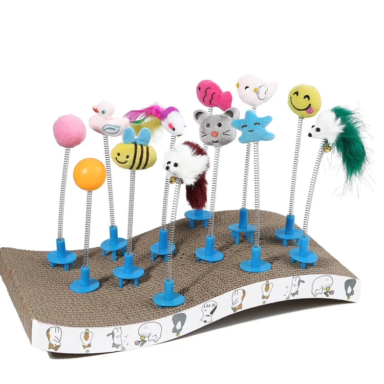 Factory direct Classic Feather Mouse Teaser Stick Wand Cat Toy wholesale