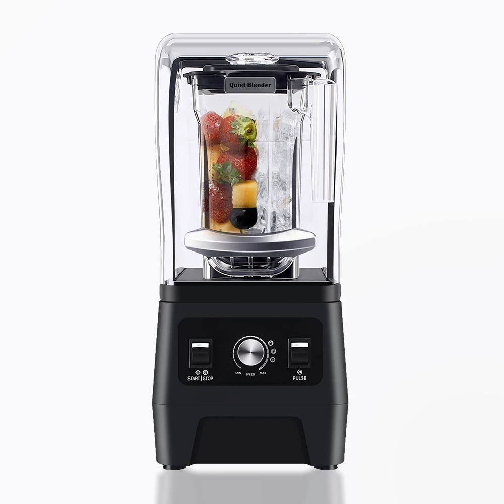Доказательство звука, коммерческий блендер, Электрический бесшумный блендер со звуковой крышкой для коммерческого использования, блендер