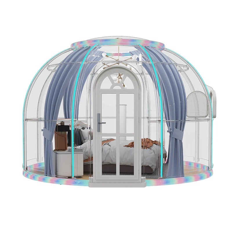 UNIFIVE Windproof and waterproof Environmental protection material bubble house transparent tent inflatable bubble tent
