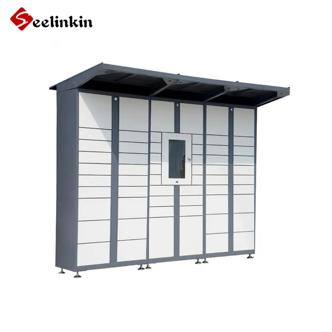 24X7 self service vending machine waterproof Customized smart locker size parcel delivery kiosk