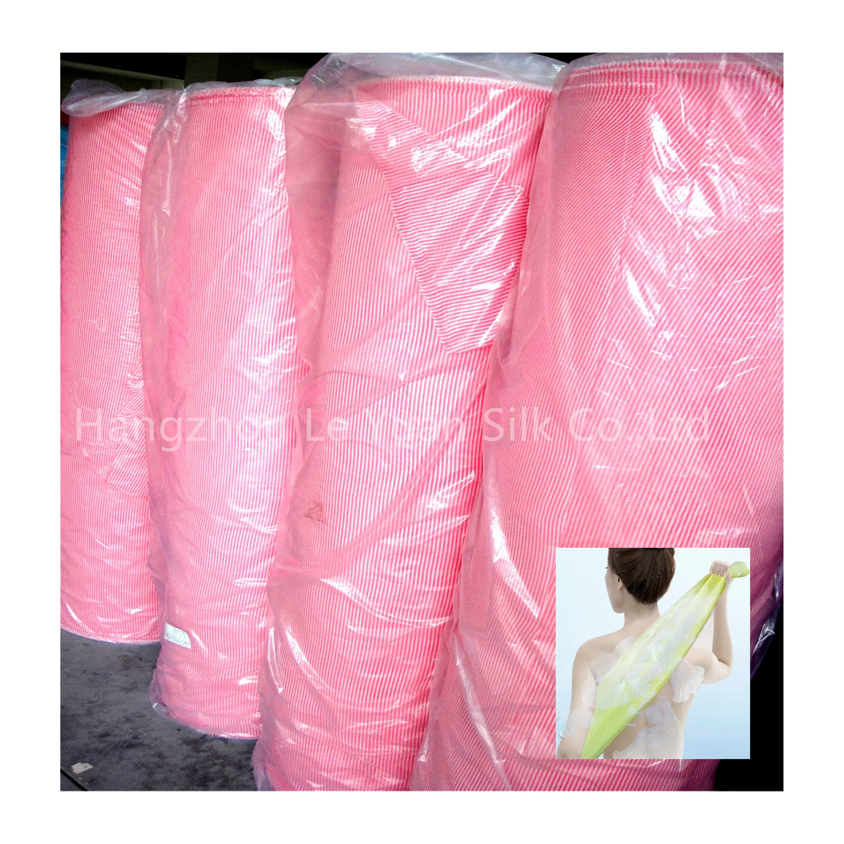 Высококачественное отшелушивающее полотенце для спа-ванны из нейлоновой ткани, волшебное отшелушивающее полотенце для купания