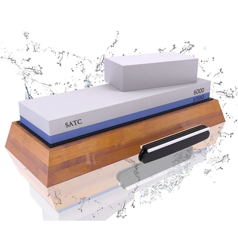 SATC Brand 1000 6000 2-in-1 Kitchen Knife Sharpening Stone Whetstone Abrasives Product
