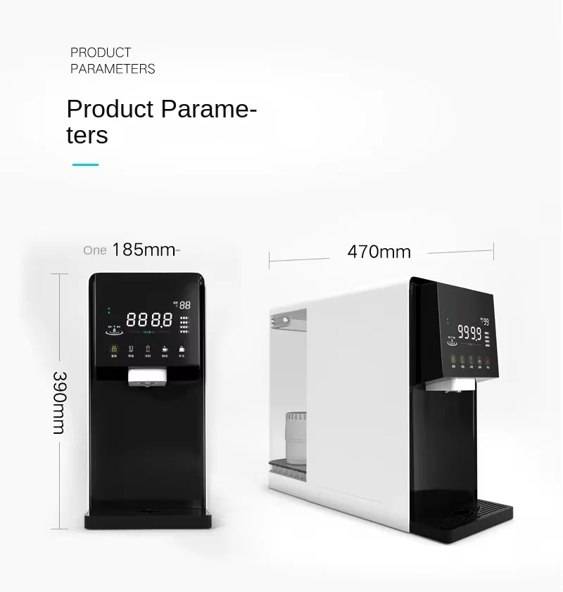 Kitchen Water Purifier Filter Carbon Water Systems Uf Membrane Filtro De Agua Mini Water Dispenser Parts