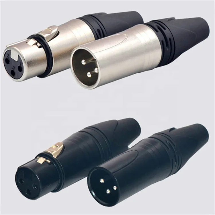 XLR Connector 3 Pin Cable Oem Support Male Female Hdmi Connector Dynamic 2000 Female Connector Housing 12 Pin 2 Row UT-XLR3